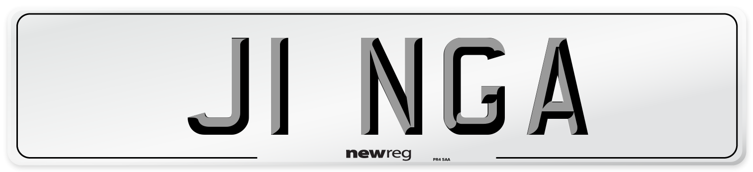 J1 NGA Number Plate from New Reg